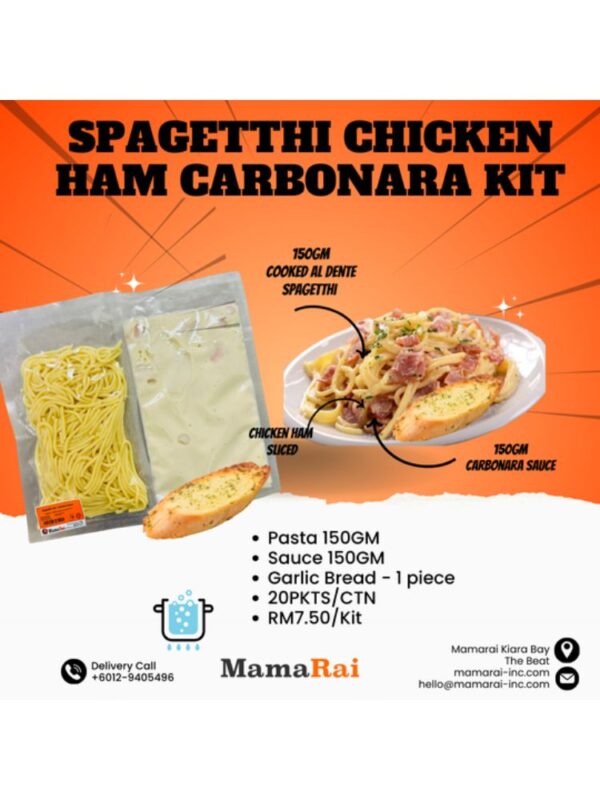 RTE Western Cuisine - Spaghetti Chicken Ham Carbonara Kit